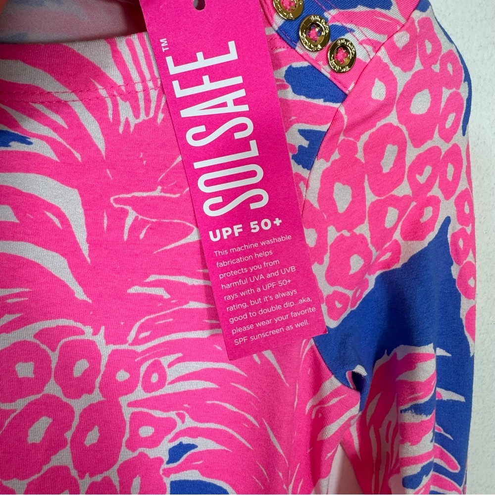 NWT Lilly Pulitzer UPF50+ Tropical Pineapple Summer Resort Dress Sz XXS - Picture 10 of 13